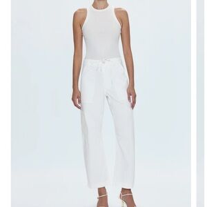 Pistola White Straight Leg Jumpsuit